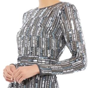 MAC DUGGAL Midi Sheath Dress Wedding Guest Prom Formal Cocktail • size 10